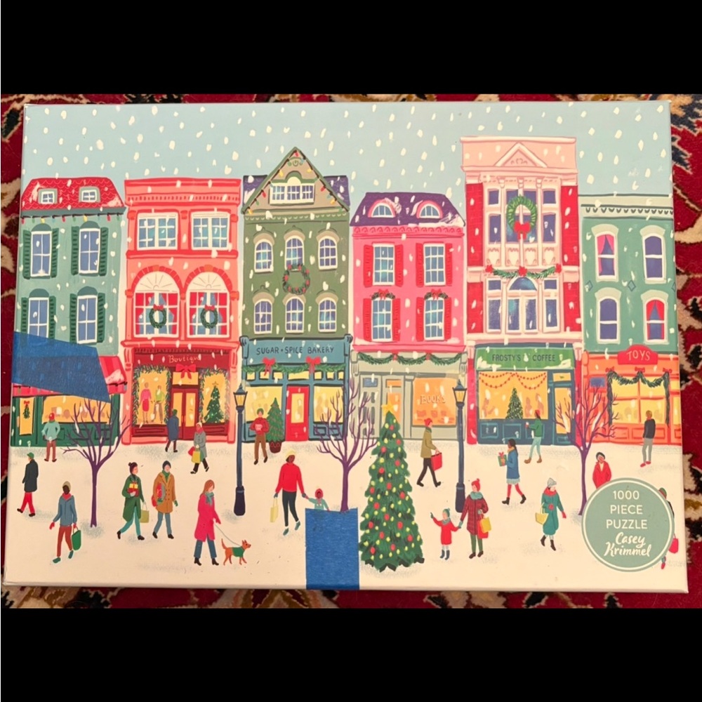 Colorful Holiday Town Puzzle